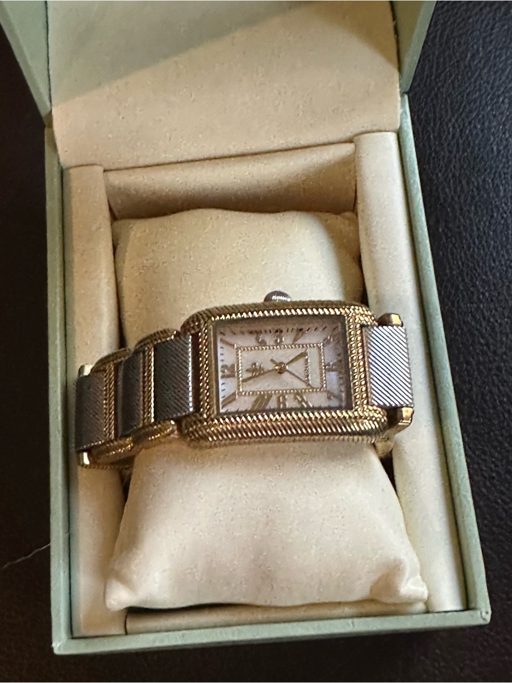 Judith Ripka Two tone Regent Watch - Picture 2 of 4